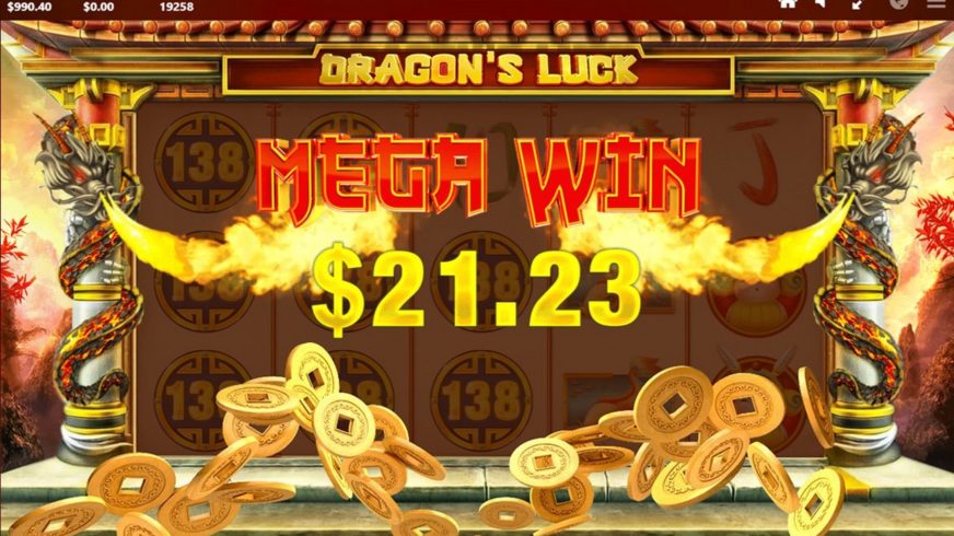 Dragon’s Luck slot screen 2