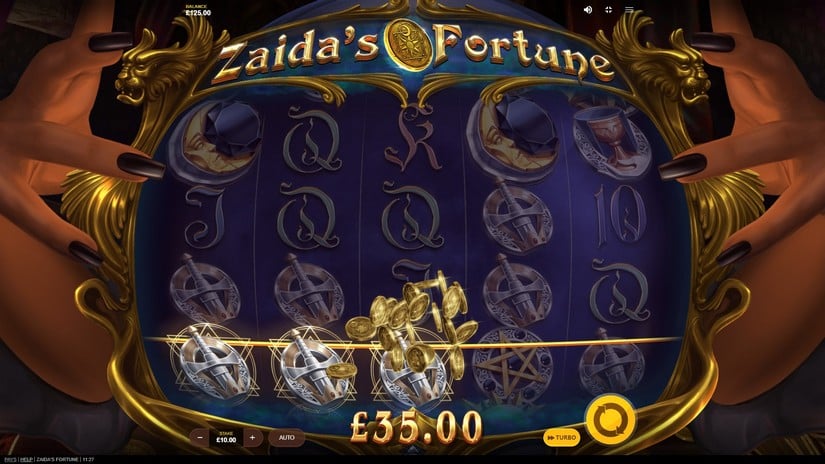 Zaida’s Fortune slot screen 2