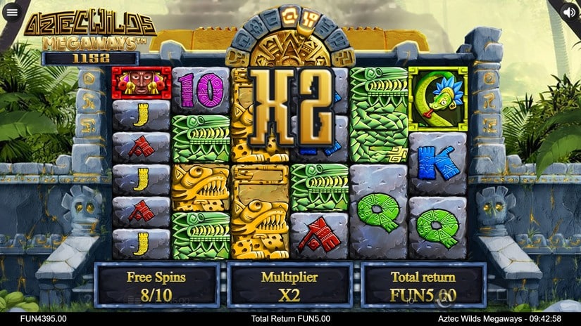 Aztec Wilds Megaways slot screen 3