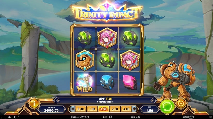 Trinity Impact slot screen 1