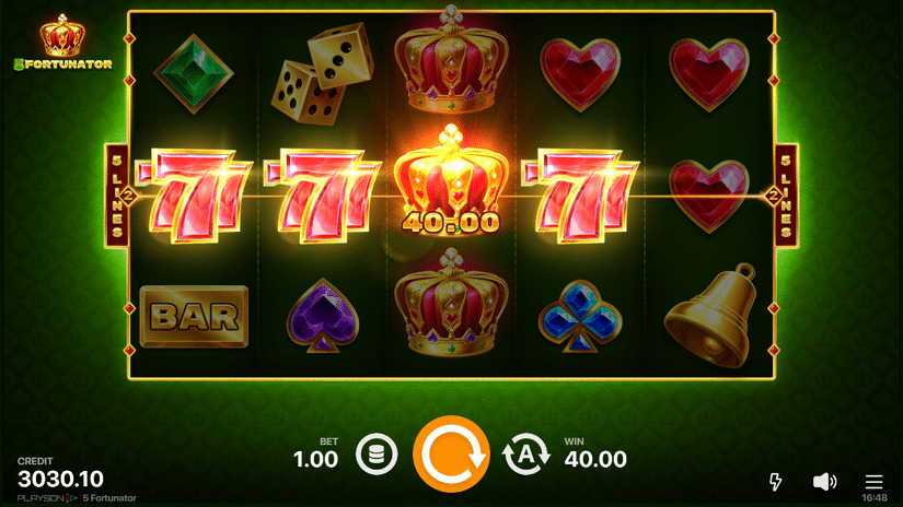 5 Fortunator slot screen 3