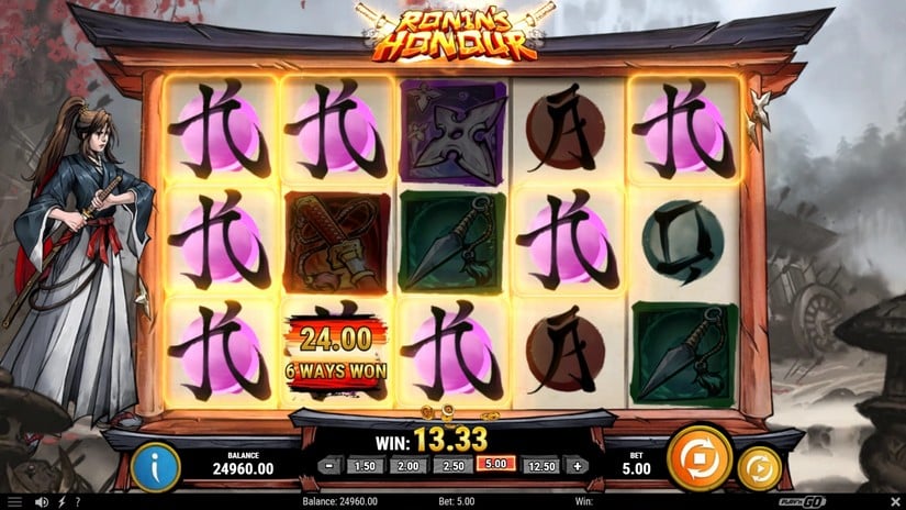Ronin’s Honour slot screen 2