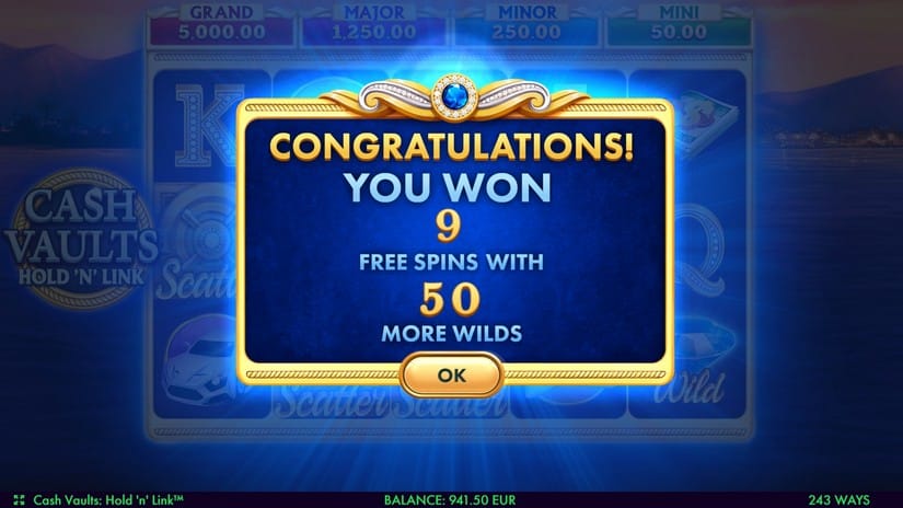 Cash Vault slot screen 8