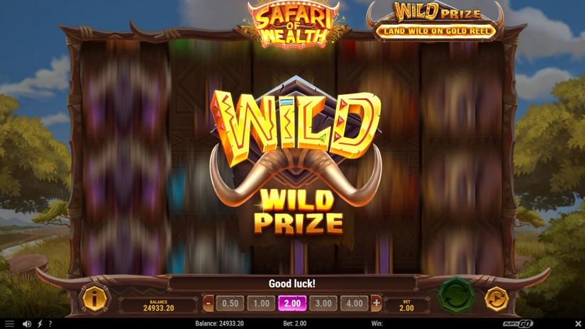 Safari of Wealth slot screen 5