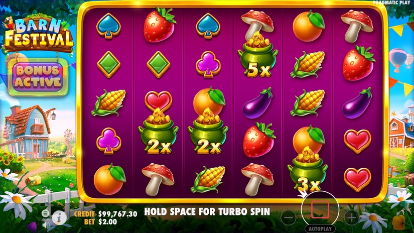 Barn Festival slot screen 3