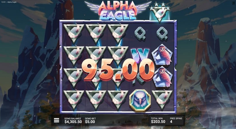 Alpha Eagle slot screen 9