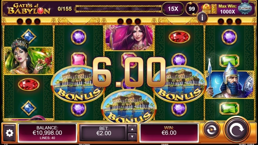 Gates of Babylon slot screen 2