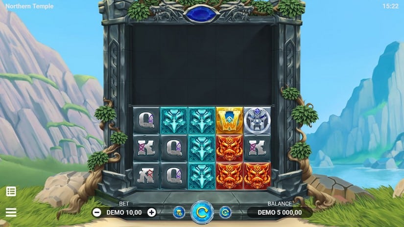Northern Temple slot screen 1