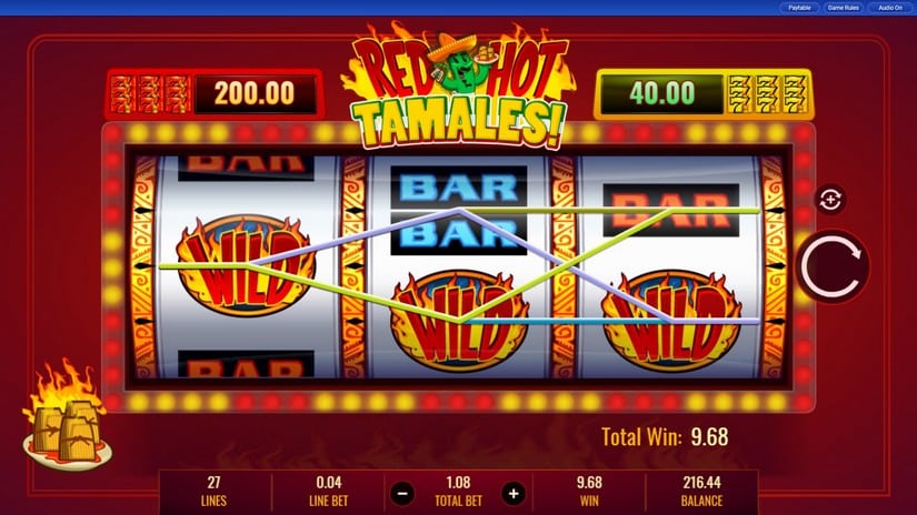 Red Hot Tamales slot screen 3