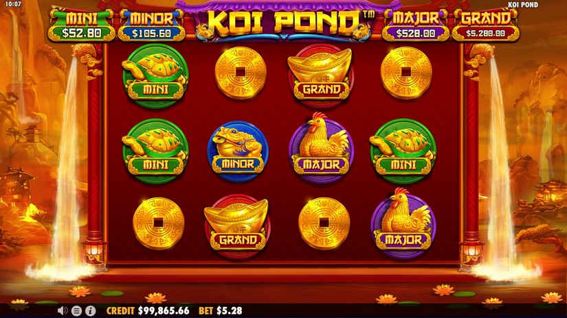 Koi Pond slot screen 5