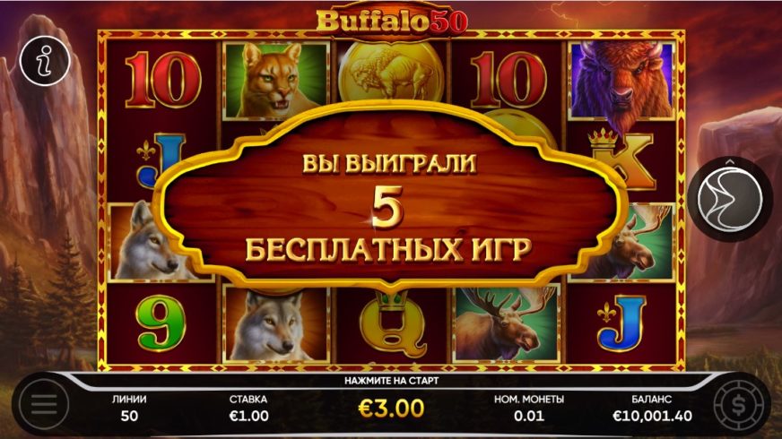 Buffalo 50 slot screen 5
