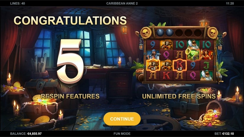 Caribbean Anne 2 slot screen 4