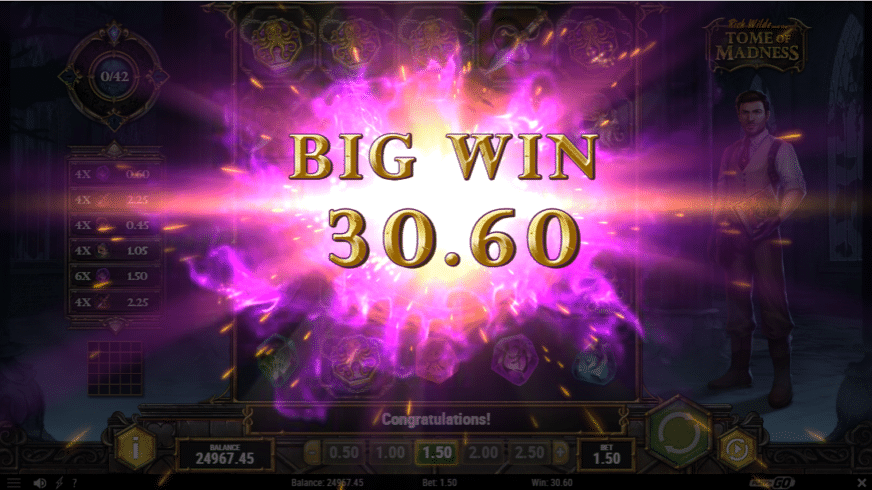 Tome of Madness slot screen 6