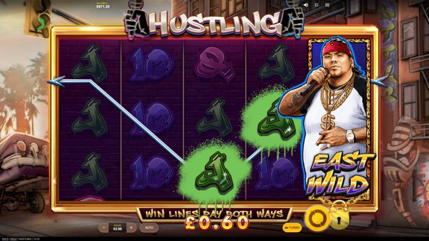 Hustling slot screen 2