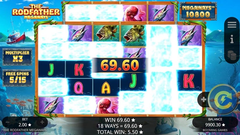 The Rodfather Megaways slot screen 7