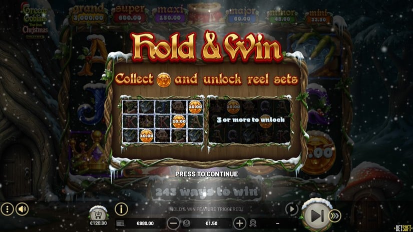 Greedy Goblins That Stole Christmas – Hold & Win slot screen 2