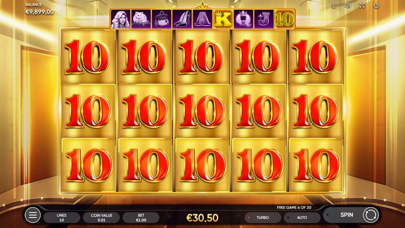 Book of Lady slot screen 10