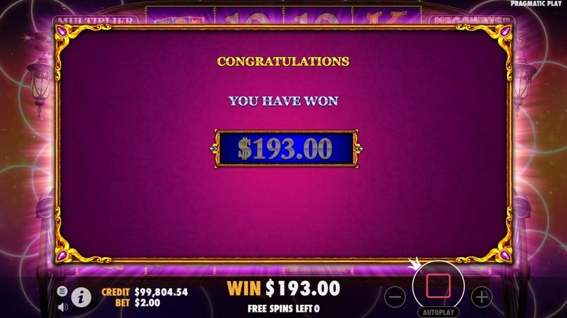 Madame Mystique Megaways slot screen 6