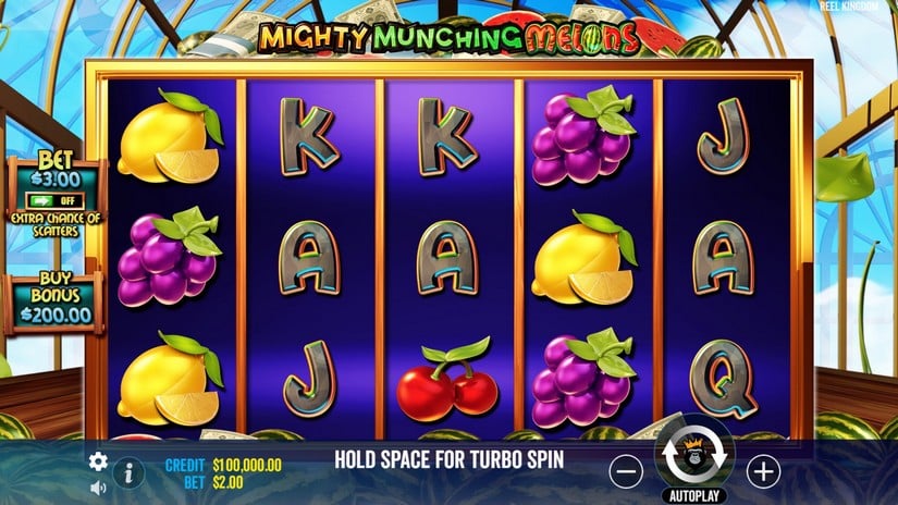 Mighty Munching Melons slot screen 1