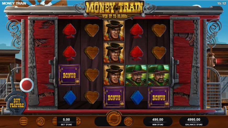 Money Train slot screen 2