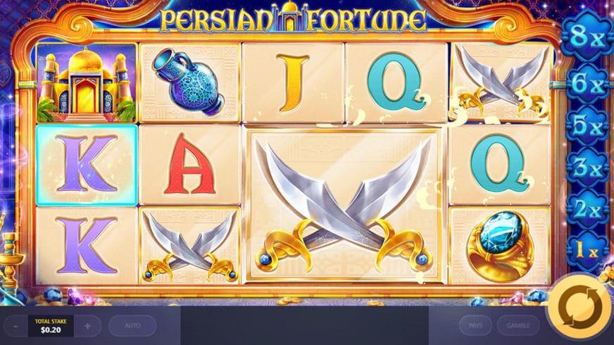 Persian Fortune slot screen 1