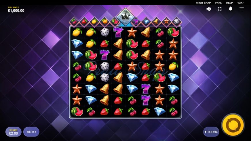 Fruit Snap slot screen 1