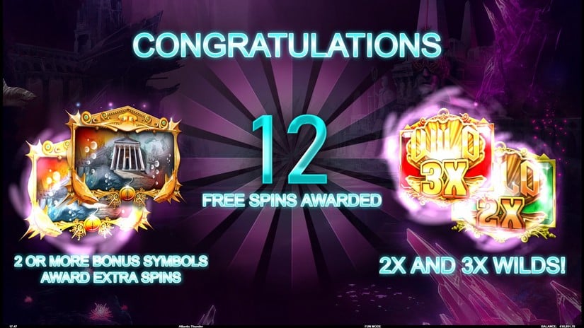 Atlantis Thunder slot screen 2