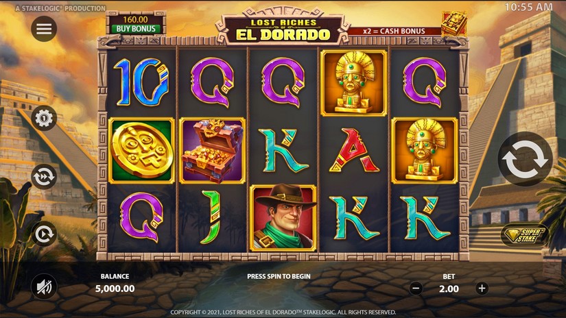 Lost Riches of El Dorado slot screen 1