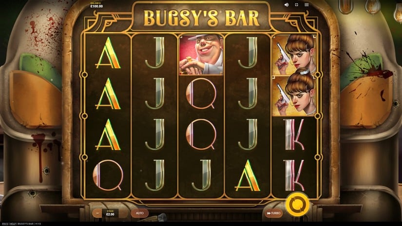 Bugsy’s Bar slot screen 1
