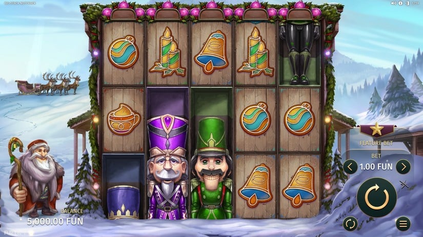 Big Stack Nutcrack slot screen 1