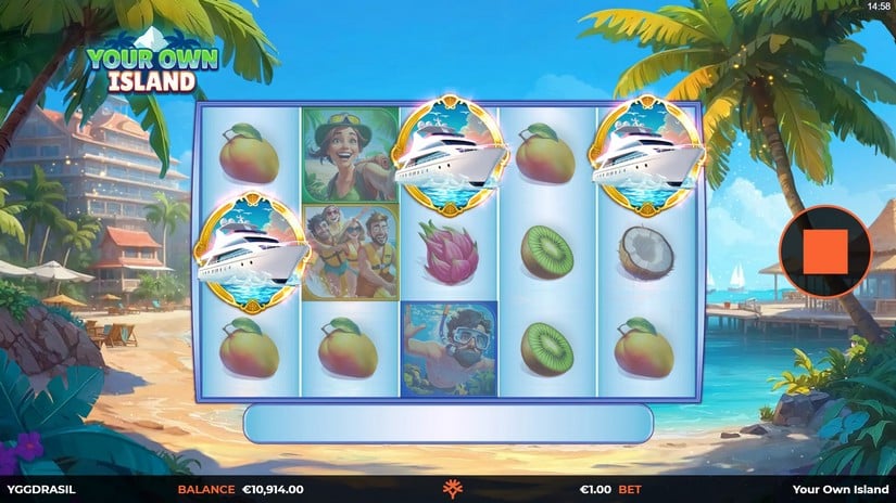 Your Own Island slot screen 5