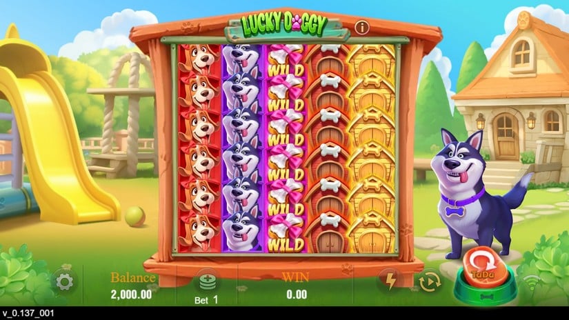 Lucky Doggy slot screen 1