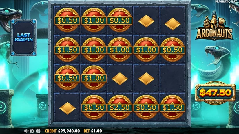 Argonauts slot screen 5