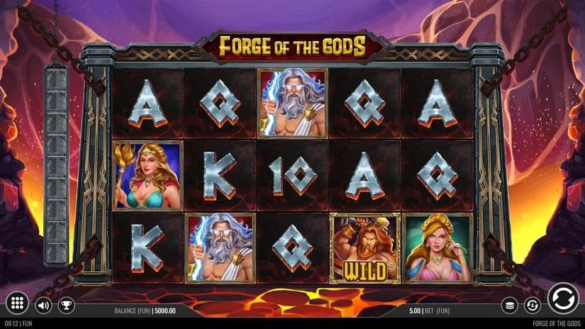 Forge of The Gods slot screen 1