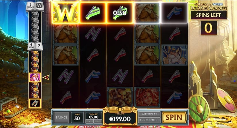 Age of the Gods Norse Book of Dwarfs slot screen 5