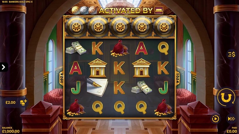 Banker’s Gold Epic X slot screen 1
