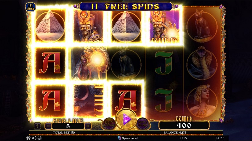 Egyptian Rebirth II slot screen 5