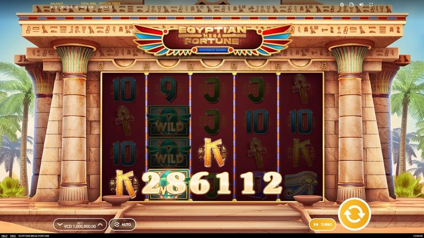 Egyptian Mega Fortune slot screen 3