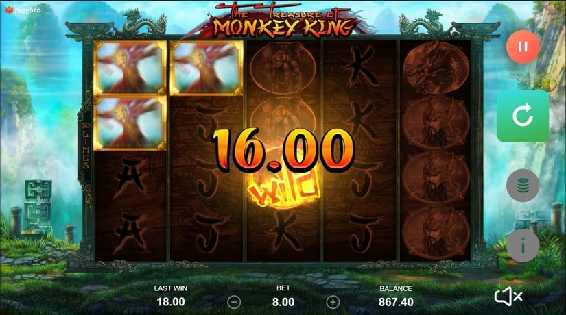 The Treasure of Monkey King slot screen 4