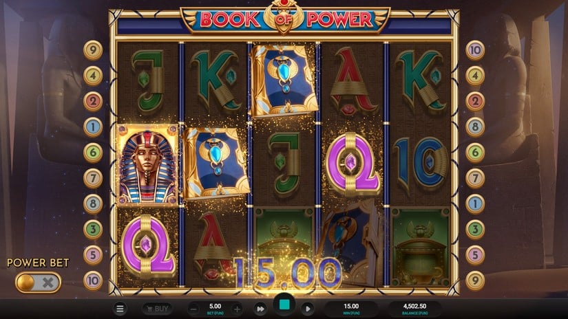 Book of Power slot screen 3