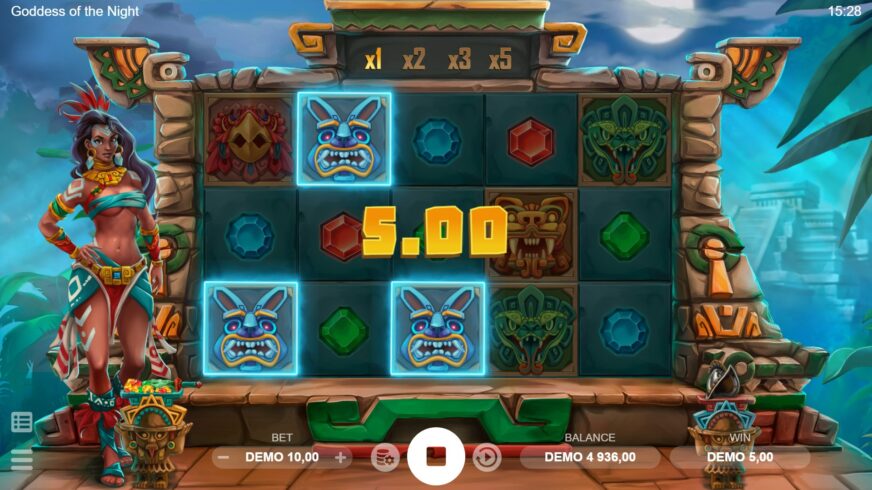 Goddess of the Night slot screen 3