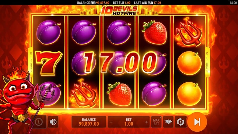 10 Devils Hotfire slot screen 5