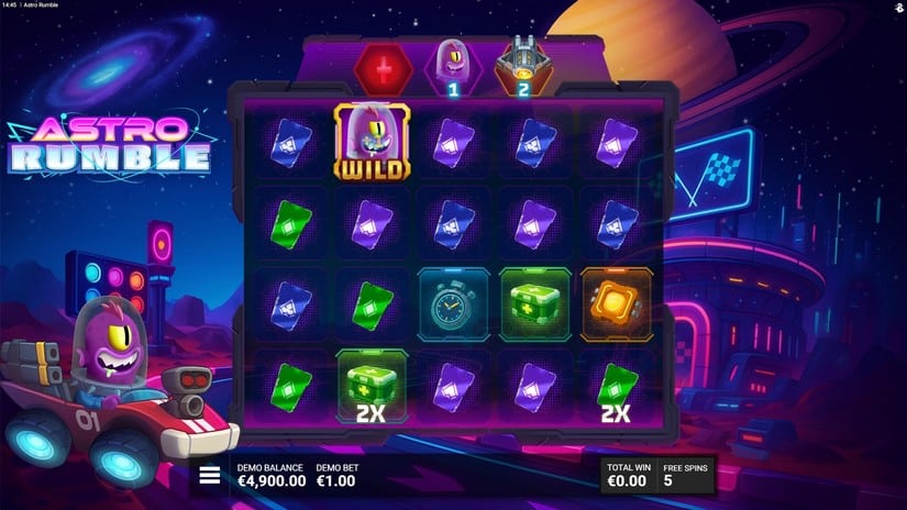 Astro Rumble slot screen 4