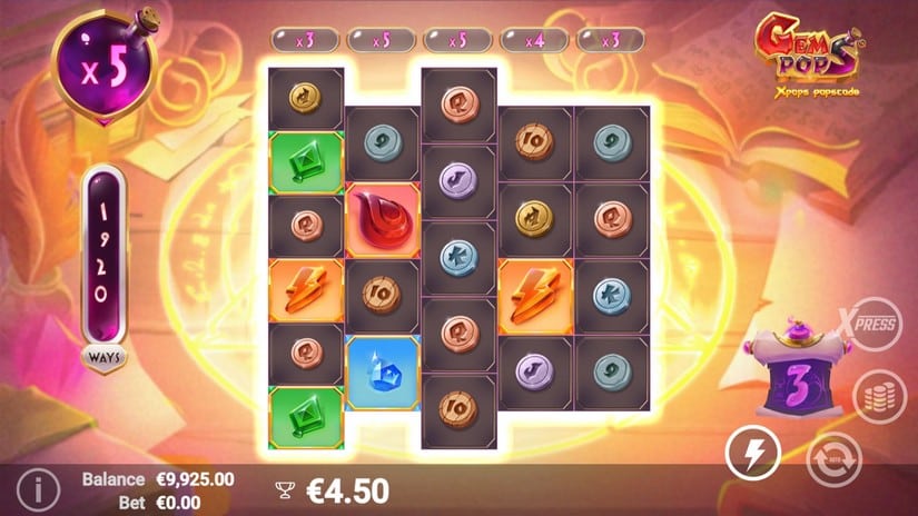 GemPops slot screen 4