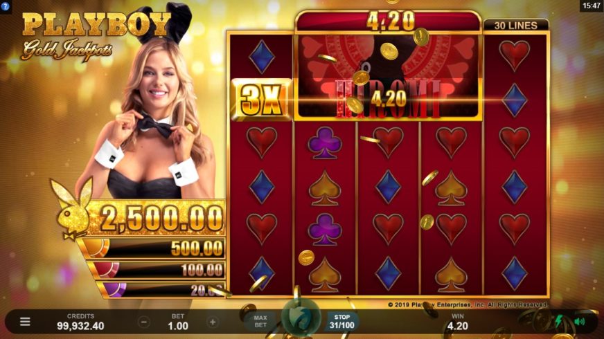 Playboy Gold Jackpots slot screen 2