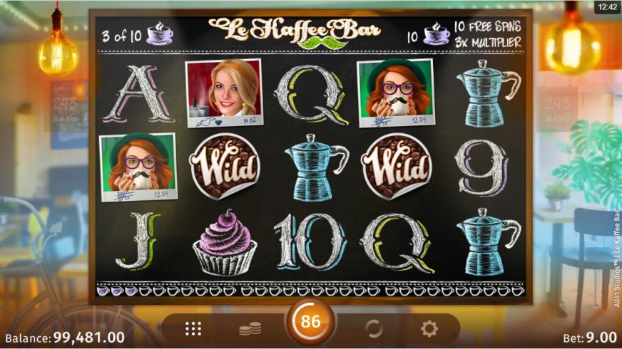 Le Kaffee Bar slot screen 4