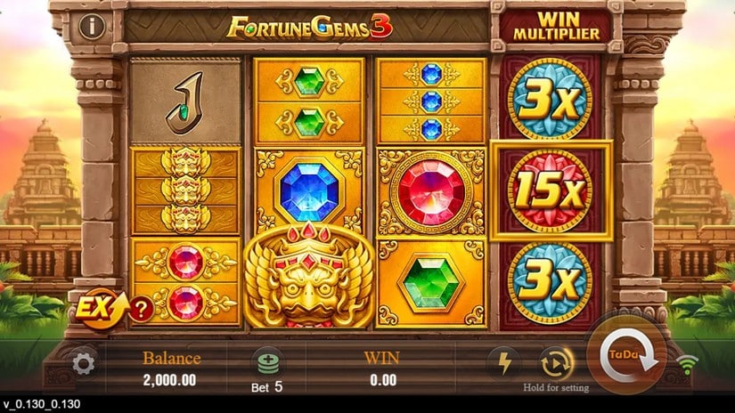 Fortune Gems 3 slot screen 1