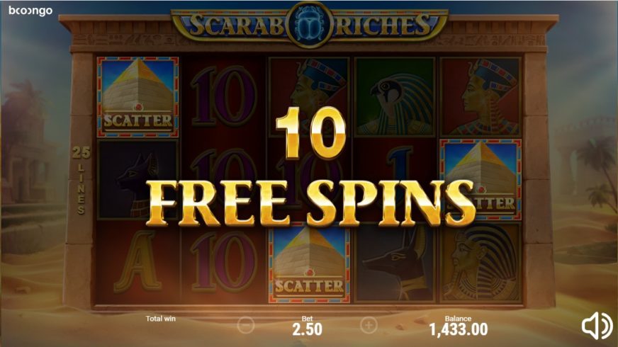 Scarab Riches slot screen 3