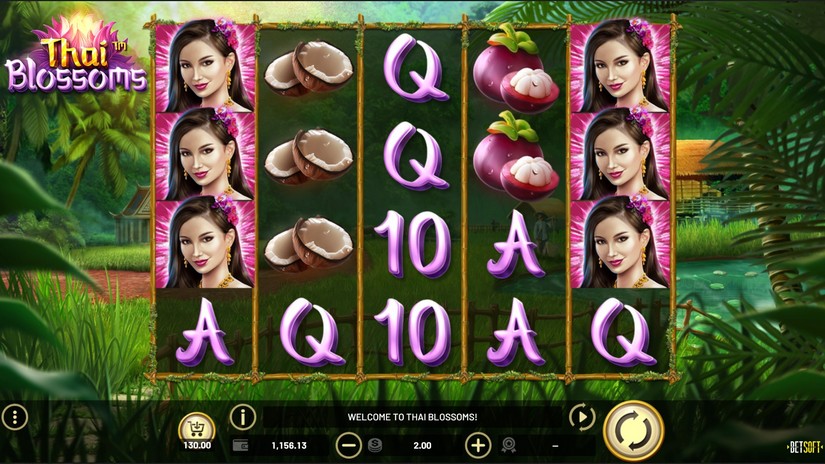 Thai Blossoms slot screen 1