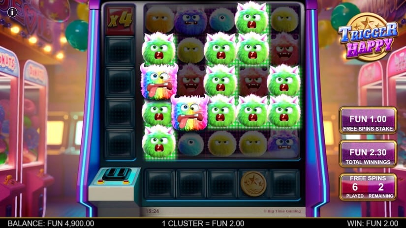 Trigger Happy slot screen 5
